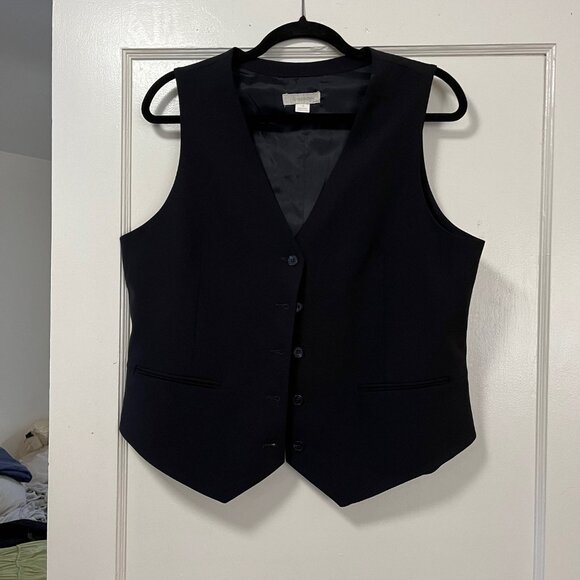 Outerknown Parker Vest in Dark Navy - Picture 3 of 9